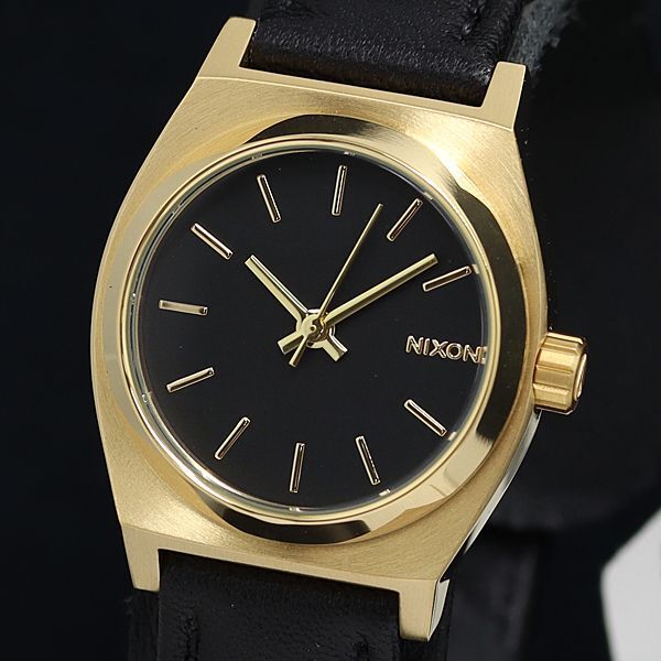 1 иен с ящиком работа не использовался товар Nixon маленький Time Teller A509 010 QZ чёрный циферблат обычная цена примерно Y13.800 женские наручные часы OKZ 2000000 NSK