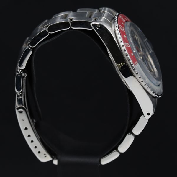 1円 稼働 ロレックス 16750 AT/自動巻き 88566584 GMTマスター デイト ブラック文字盤 メンズ腕時計 TKD 0001111 4RKTの画像2