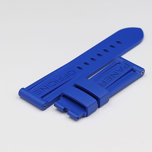 1 иен прекрасный товар Panerai оригинальный ремень резиновая лента голубой 23mm для мужские наручные часы для DOI 2000000 NSK