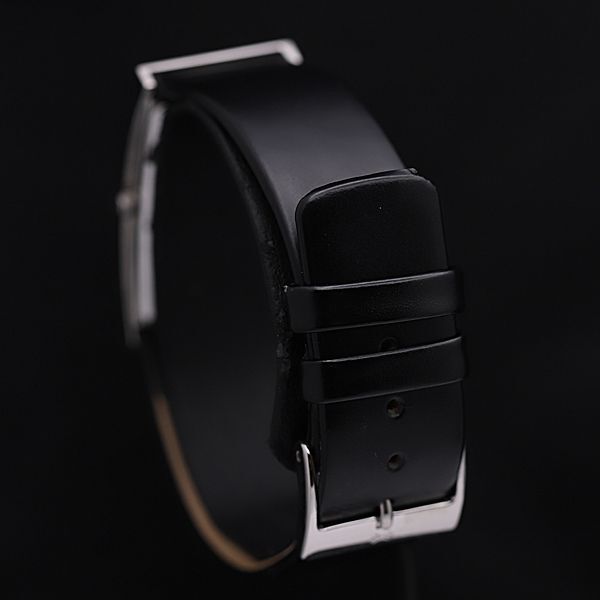 1円 稼働 良品 スカーゲン 359USLB ブラック文字盤 QZ レディース腕時計 NSY 6054000 4ETYの画像3