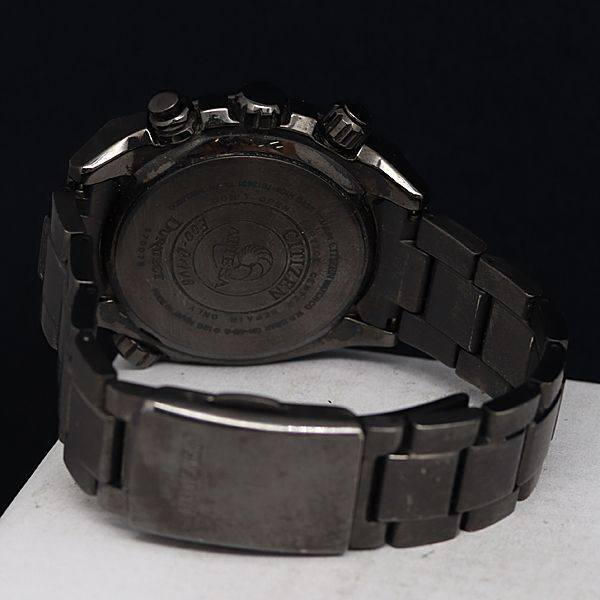 1円 電波ソーラー シチズン チタン アテッサ H108-T013431 TA デイデイト グレー文字盤 メンズ腕時計 OKZ 5637000 4APT_画像4