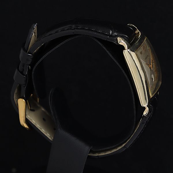 1円 ハミルトン 手巻き ゴールド文字盤 スモセコ レディース腕時計 KTR 0583000 4ERTの画像2