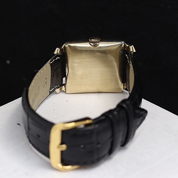 1円 ハミルトン 手巻き ゴールド文字盤 スモセコ レディース腕時計 KTR 0583000 4ERTの画像4