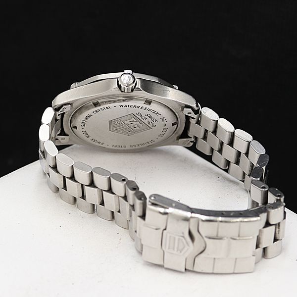 1 jpy operation TAG Heuer QZ silver face Date men's wristwatch TCY0617100 4ANT