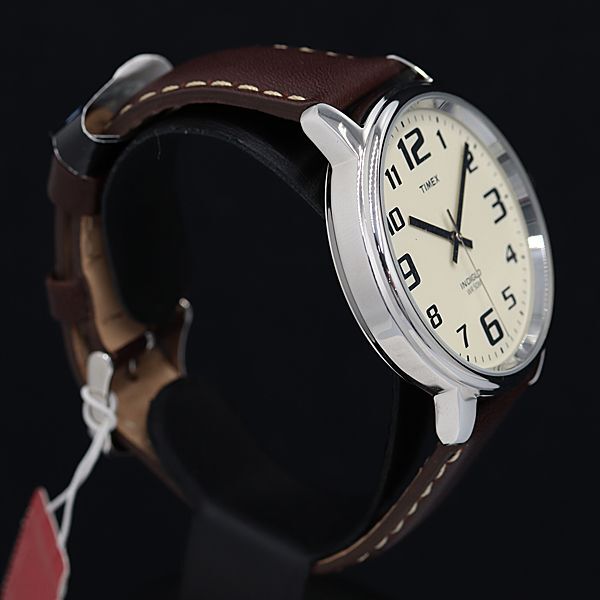 1 иен гарантия / с ящиком работа не использовался товар Timex индиго QZ слоновая кость циферблат мужские наручные часы OGI 8174000 4PRY