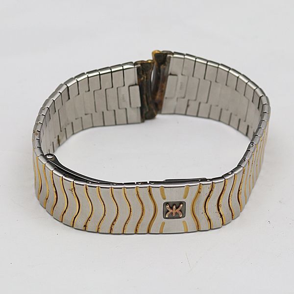 1 jpy Ebel original belt D buckle silver × yellow color 19mm for men's wristwatch for KTR 2147000 4NBG1