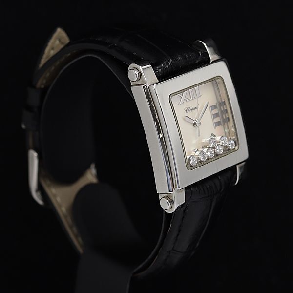 1 иен с ящиком работа хорошая вещь Chopard happy спорт 8495 QZ ракушка циферблат 7P diamond женские наручные часы OGH 5328510