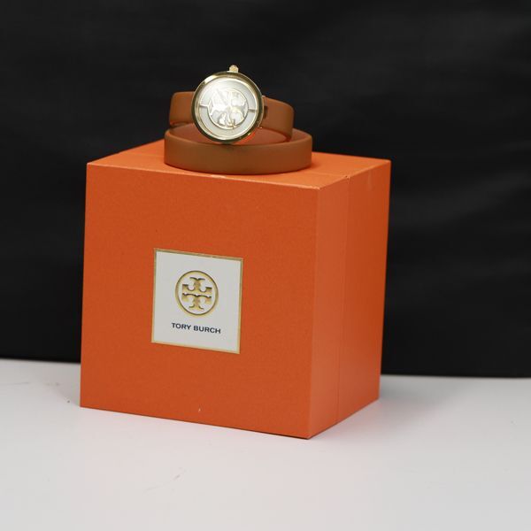 1 jpy operation QZ superior article box attaching Tory Burch TBW4018 111707 white face round lady's wristwatch KRK 0506000 4ERT