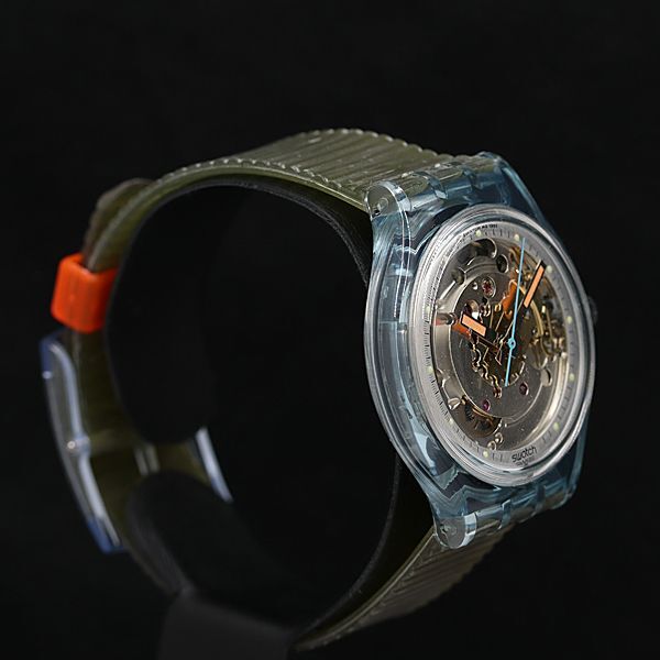 1 иен с ящиком работа Swatch AT/ самозаводящиеся часы каркас циферблат мужские наручные часы TKD 3797000 4NBG2