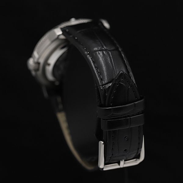 1円 稼働 良品 ルミノックス シリーズ3200 200ｍ ラウンド ブラック文字盤 QZ デイト SS メンズ腕時計 NSY 3797000 4NBG2の画像3