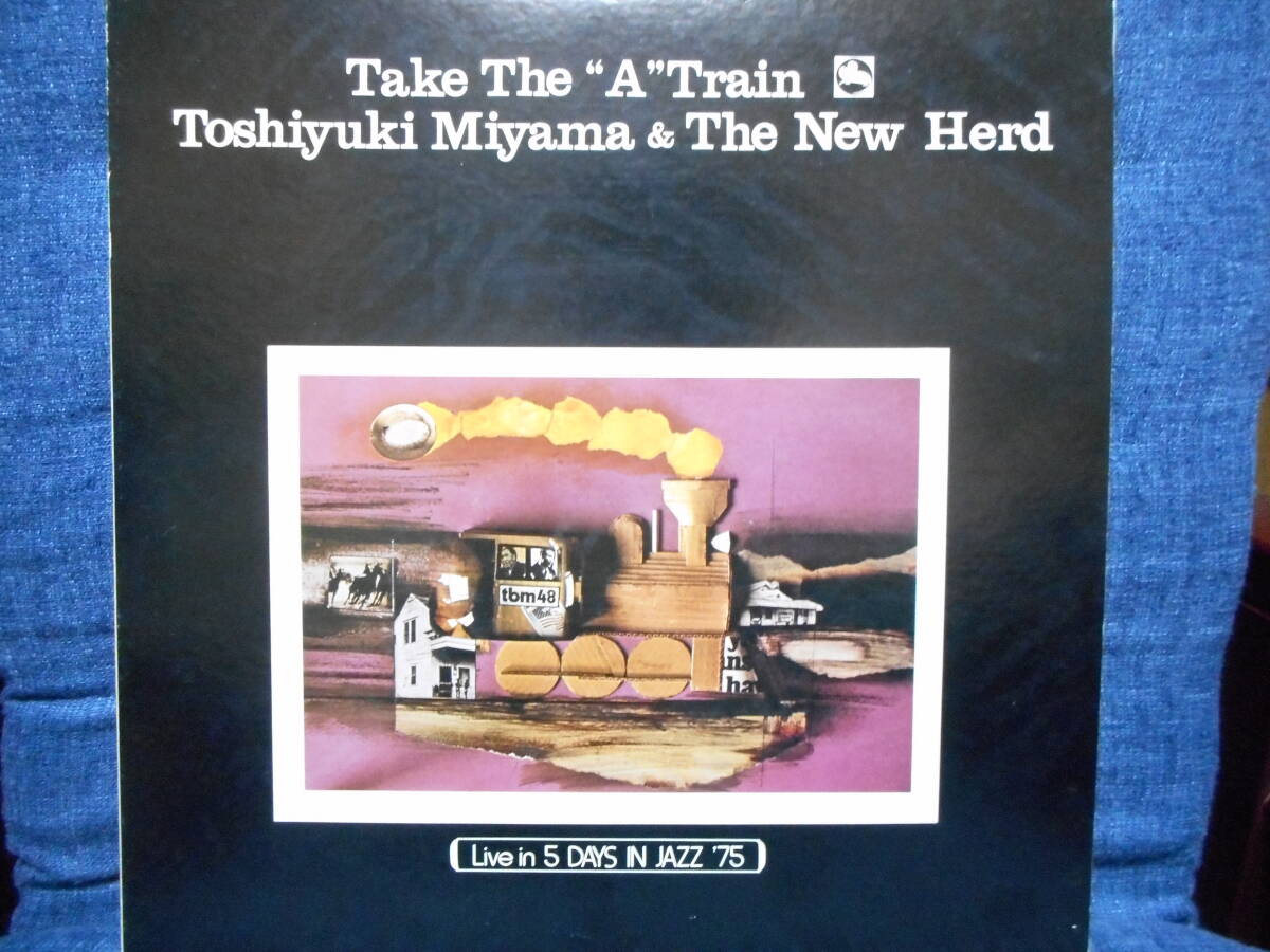 LP◆宮間利之とニューハード TOSHIYUKI MIYAMA & THE NEW HERD「TAKE THE "A" TRAIN」スリーブラインドマイス TBM-48の画像1