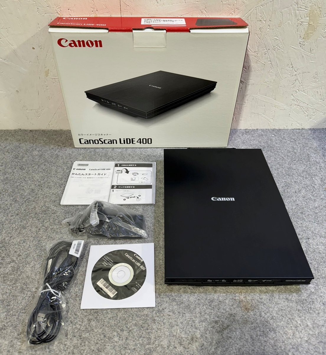 Canon CanonScan フラットベッドスキャナー LiDE 400 ワンプラグスキャン おまかせスキャン Advanced Z-Lidの画像1