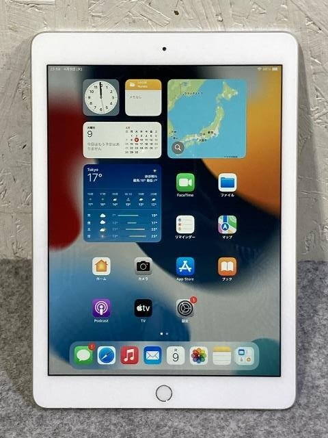 ジャンク品 Apple iPad 9.7インチ 第5世代 Wi-Fiモデル 32GB MP2G2J/A シルバー A1822 指紋認証 Retinaディスプレイ搭載/24