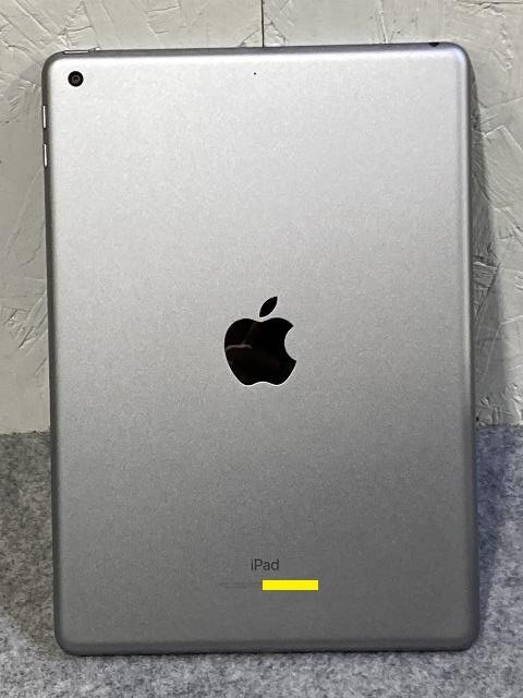 ジャンク品 Apple iPad 9.7インチ 第6世代 Wi-Fiモデル 32GB MR7F2J/A スペースグレイ 指紋認証 Retinaディスプレイ搭載/21の画像3
