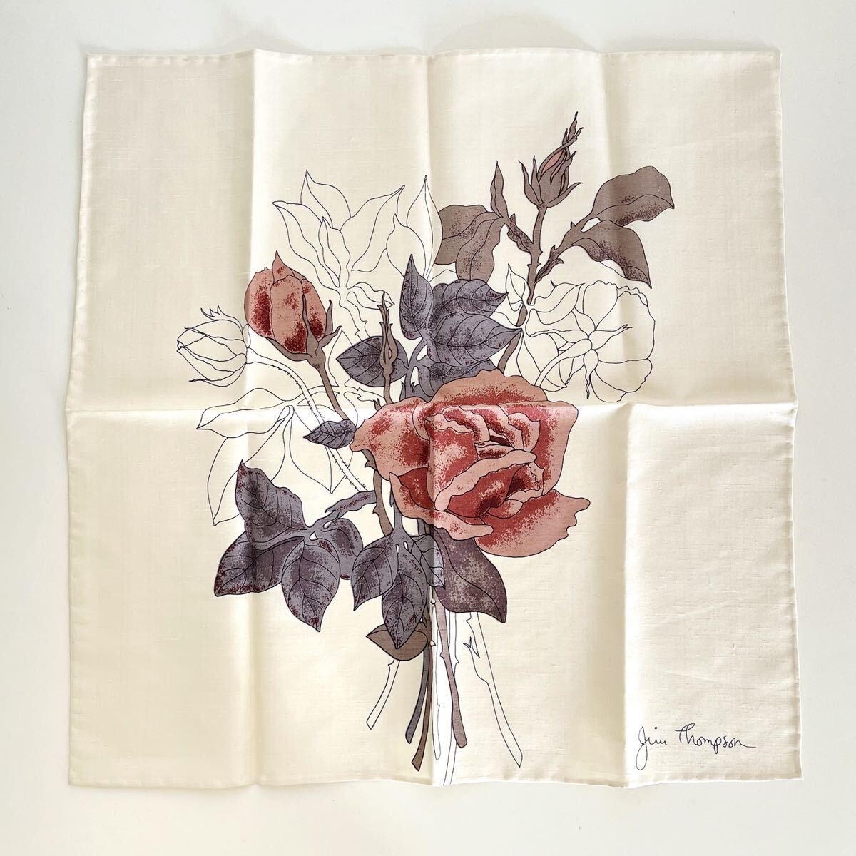  Jim Thompson / Jim Thompson handkerchie rose lady's Thai 