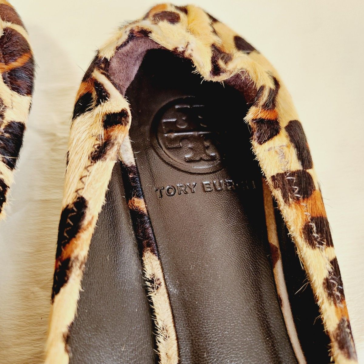 TORY BURCH トリーバーチ レオパード ヒョウ柄 ハラコ バレエ TORY BURCH トリーバーチ レオパード ヒョウ柄 ハラコ バレエ