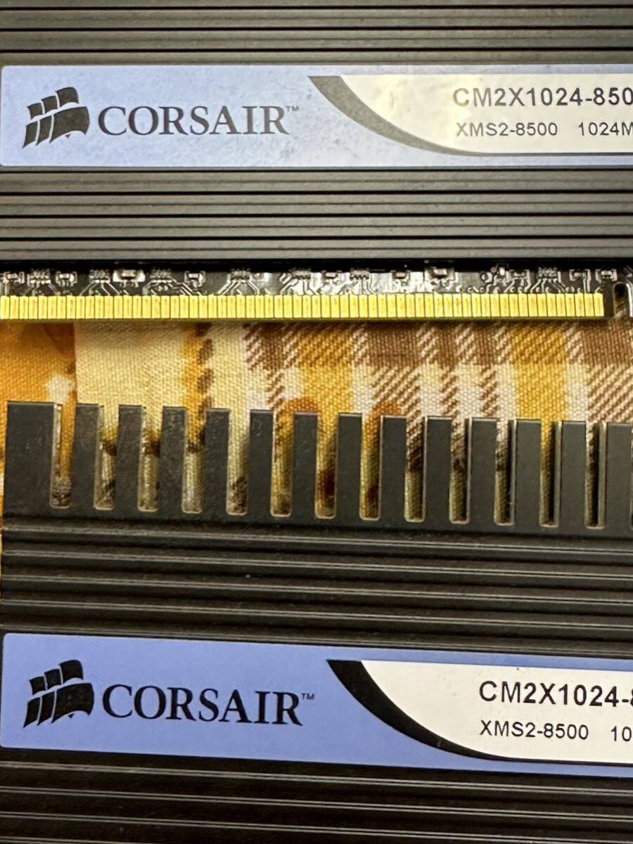 CORSAIR メモリ デスクトップ用 コルセア Corsair オーバークロック　DDR21066 CM2X1024 8500C5D_画像3