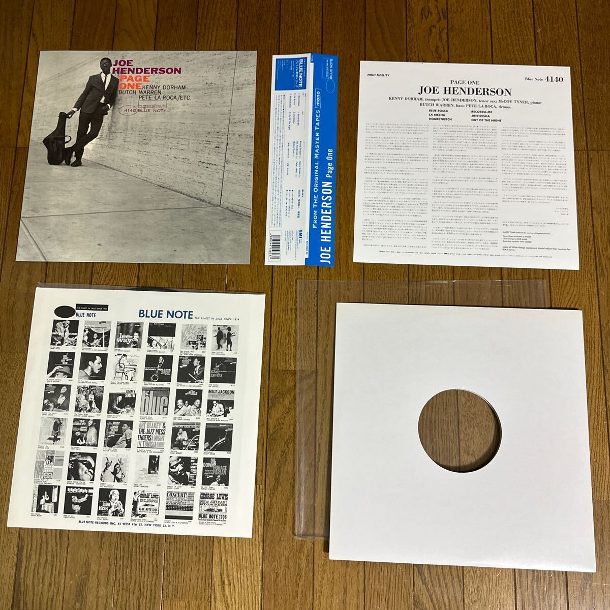 【LP】BLUE NOTE プレミアム復刻シリーズ　JOE HENDERSON / PAGE ONE BLP4140_画像2