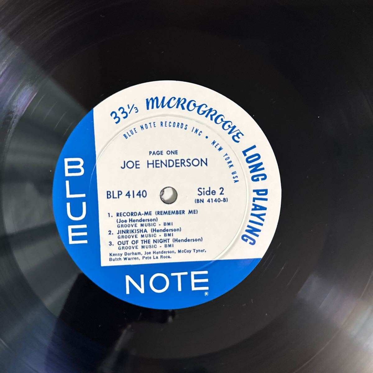 【LP】BLUE NOTE プレミアム復刻シリーズ　JOE HENDERSON / PAGE ONE BLP4140_画像10