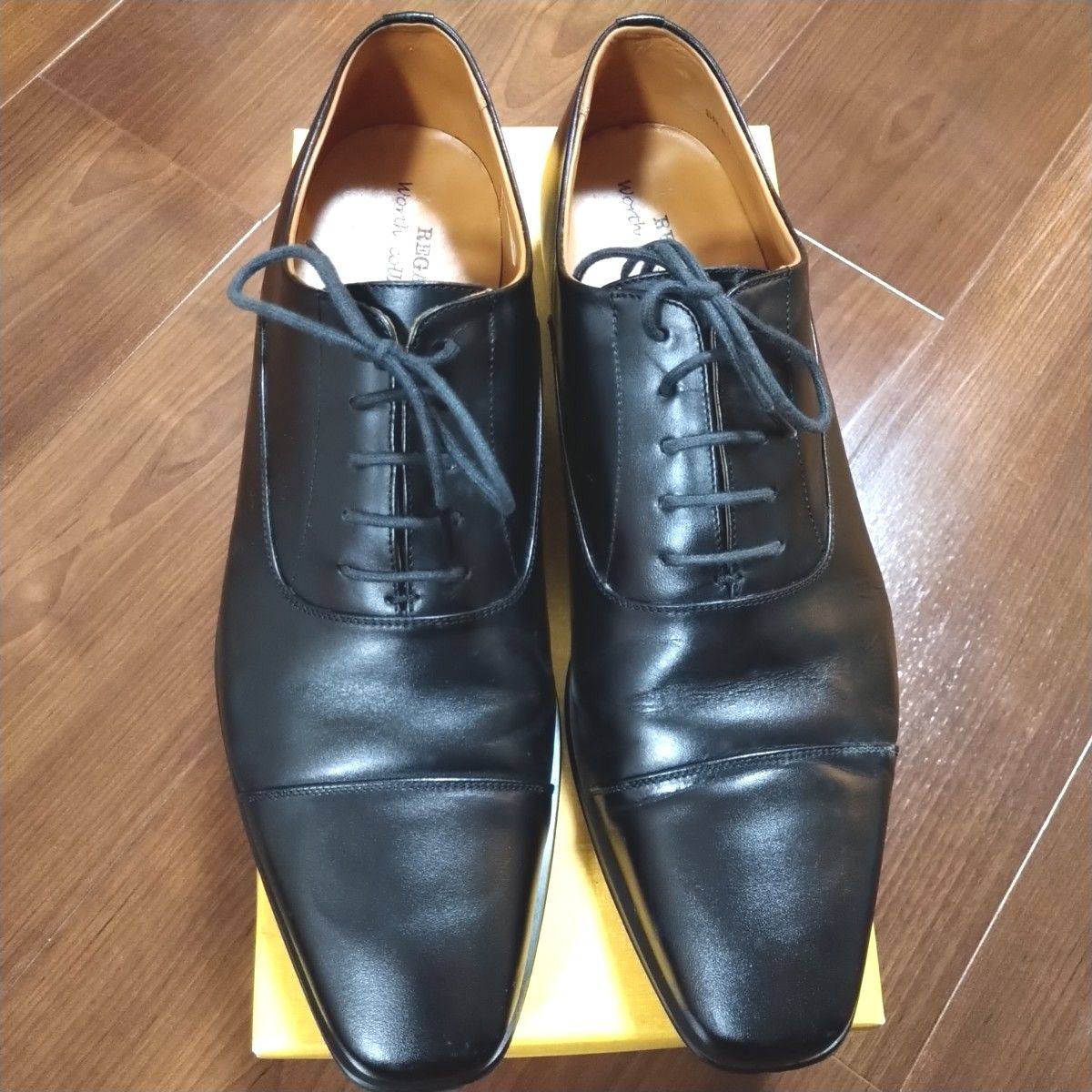 REGAL ストレートチップ 革靴 【26.5cm】ビジネスシューズ ブラック レザーシューズ リーガル 本革