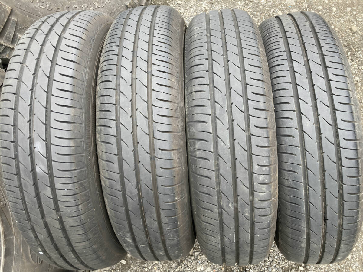 145/80R13 4本 TOYO バリ山 夏タイヤ中古 NBOXアルトミライースなど 軽自動車に 手渡し/作業対応可 札幌市白石区 N1202_画像1