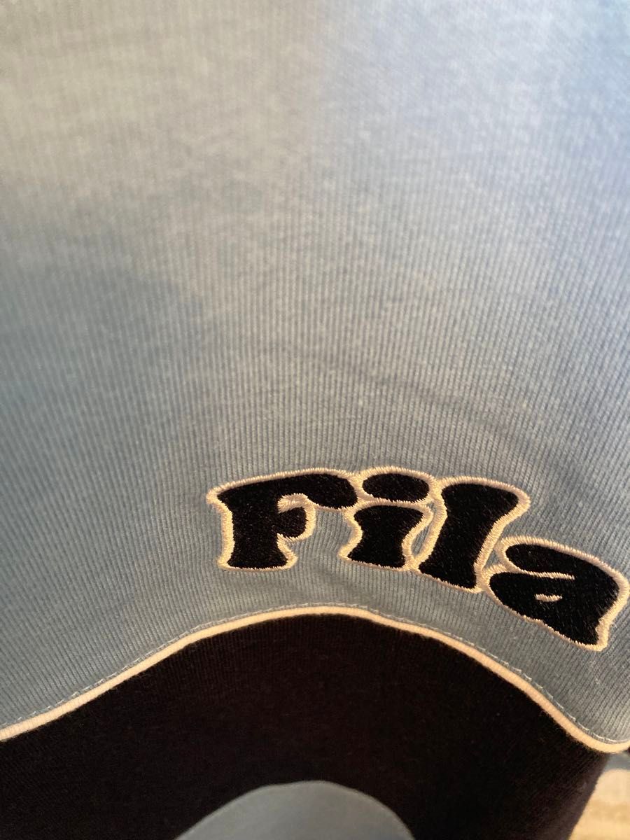 新品　タグ付き♪FILA　Tシャツ　Lサイズ　ブルー系　大特価　