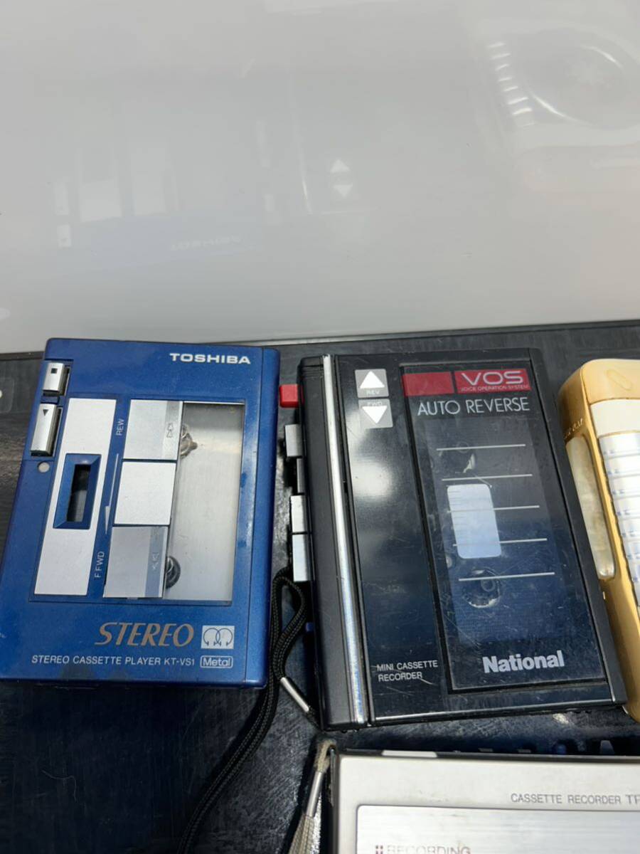 カセットテープ AIWA Panasonic TOSHIBA National Cassette まとめ　4台　_画像2