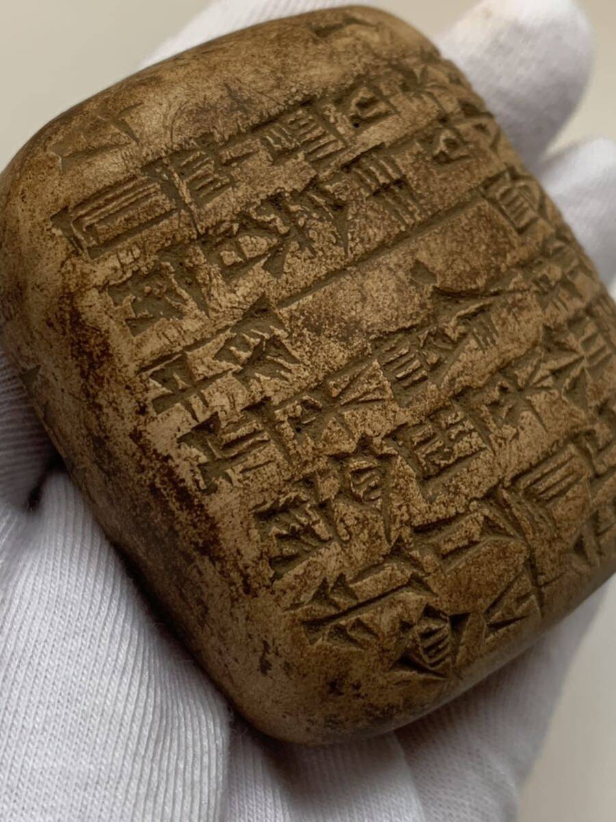 古代メソポタミア文明シュメール人楔形文字粘土版 印章石ガンダーラバビロニア円筒印章エジプトローマンガラスヒエログリフ出土スカラベの画像10