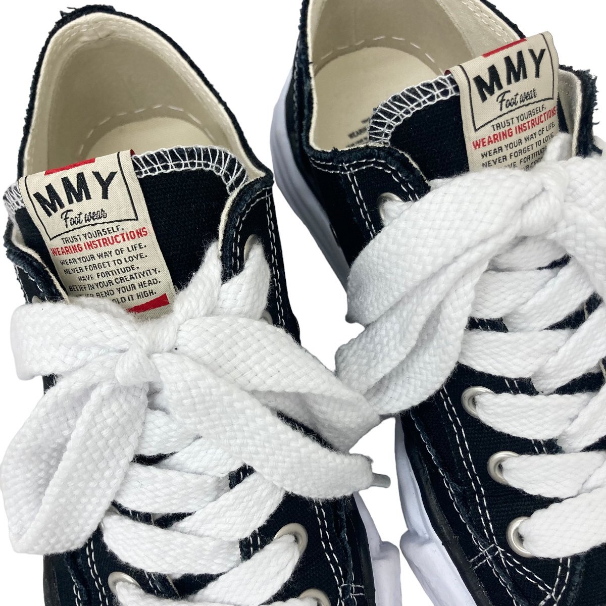 Maison MIHARA YASUHIRO PETERSON original sole canvas lowcut sneaker 41 (25.5cm) ミハラヤスヒロ キャンバススニーカー_画像5