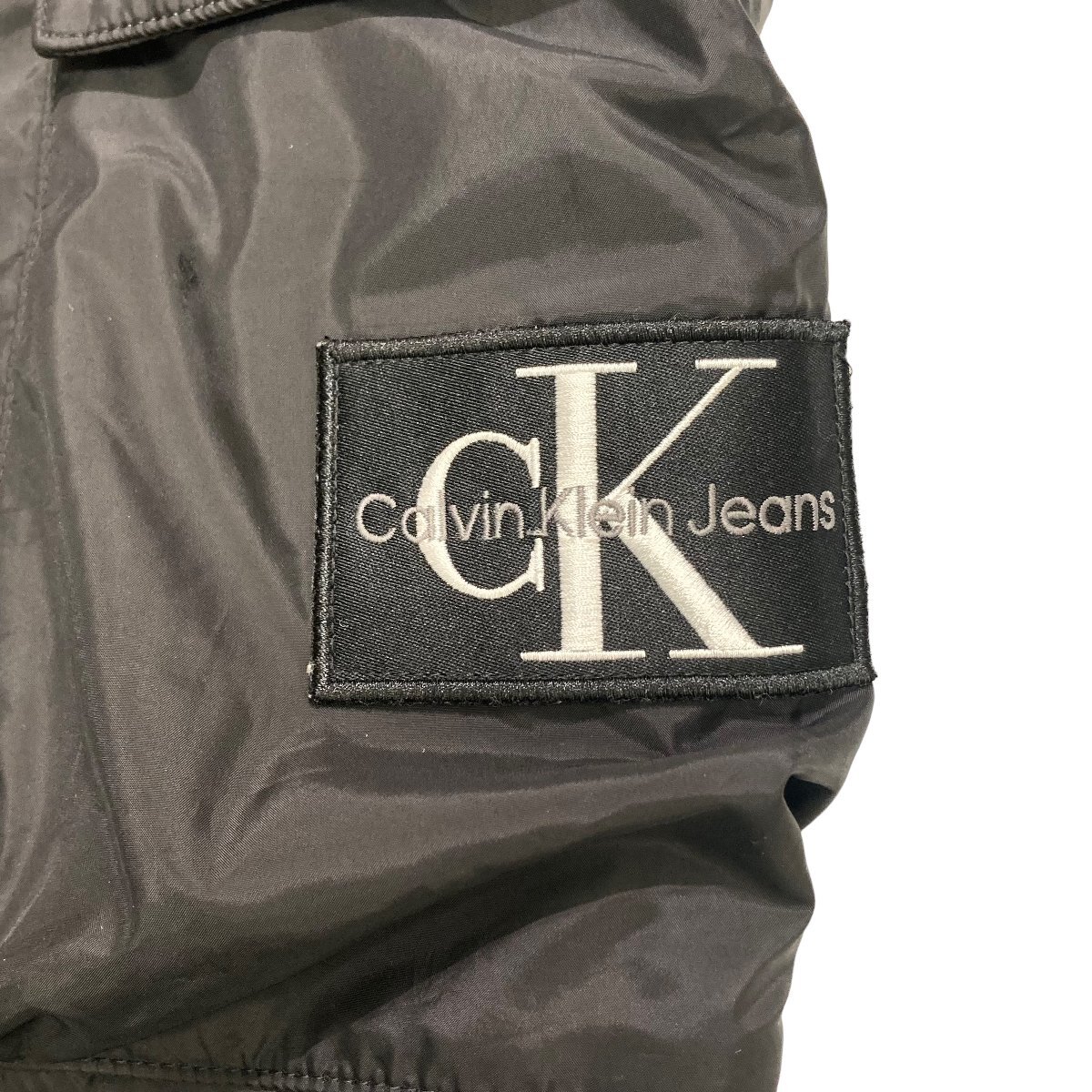 Calvin Klein Jeans カルバンクラインジーンズ シャイニーナイロンパンツ S カーゴパンツ_画像5