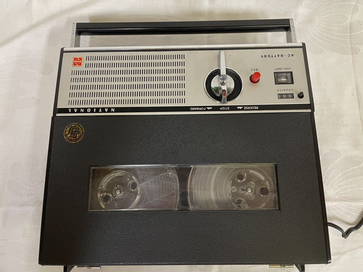 National ナショナル テープレコーダー RQ-501オープンリールデッキ オーディオ機器 昭和レトロ ラジカセ _画像5