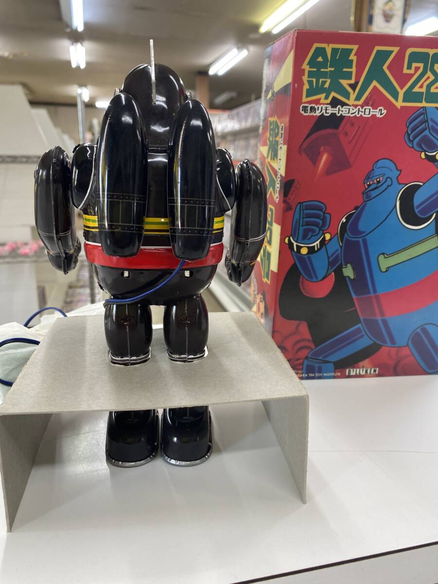 bili ticket association tin plate toy Tetsujin 28 number electric walk Brown painting unused Manufacturers .. buy did.