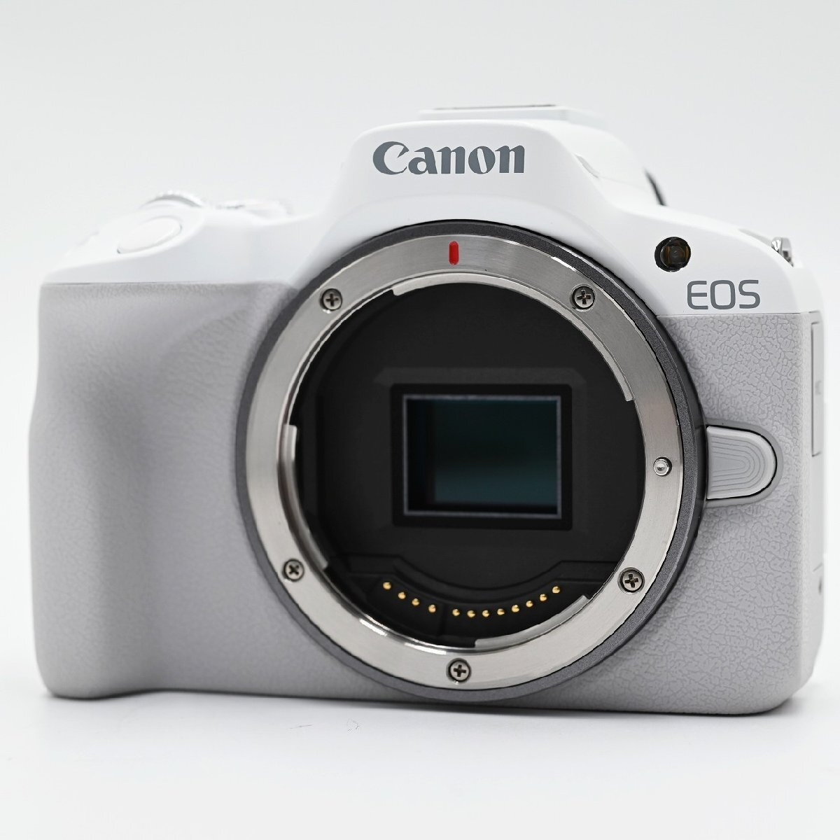 Canon キヤノン EOS R50 ダブルズームキット ホワイト ミラーレス一眼レフカメラ_画像2
