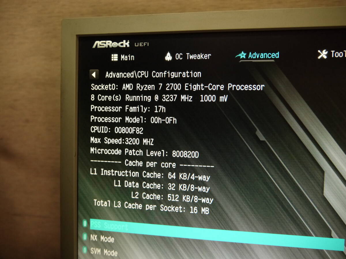 自作PC Thermaltake【 AMD Ryzen 7・ メモリ16G・SSD500GB】本体のみ 現状品の画像4