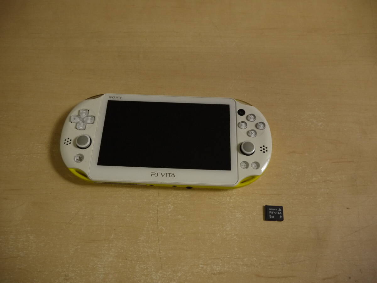 SONY PSVITA PCH-2000 SD card 8GB attaching present condition goods operation verification settled 