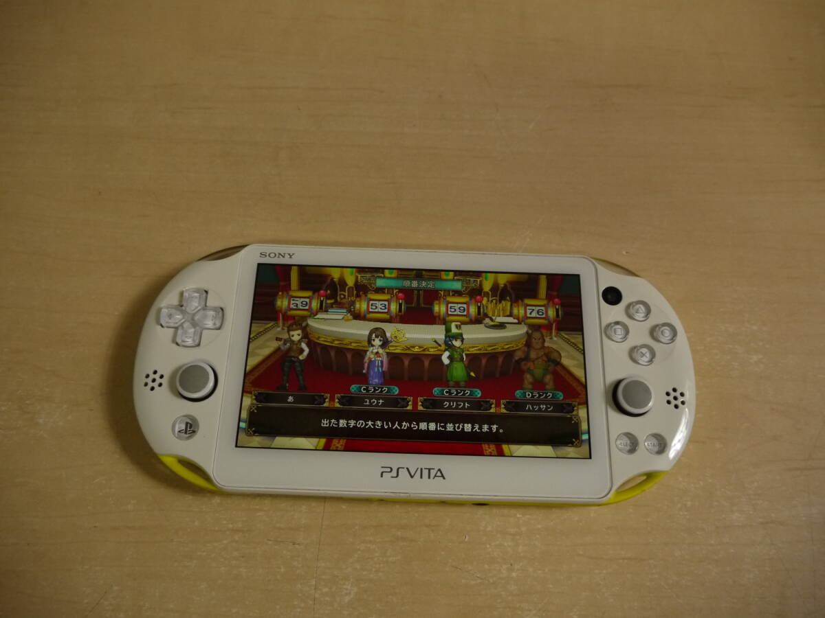 SONY PSVITA PCH-2000 SD card 8GB attaching present condition goods operation verification settled 