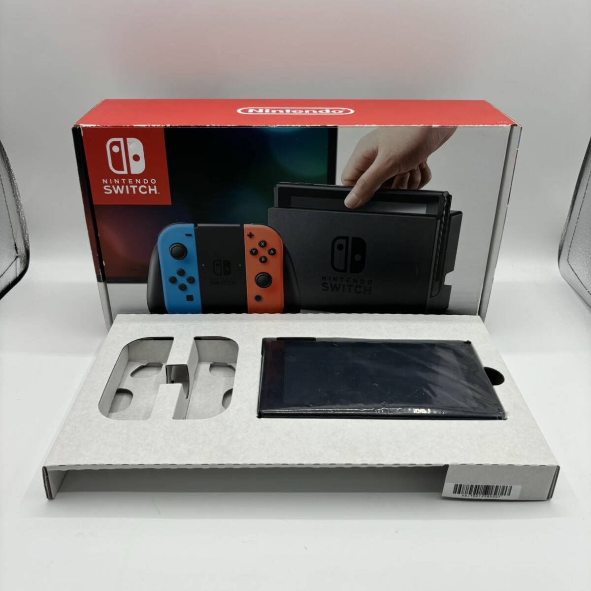 [ not yet measures machine ] old model 2017 year nintendo switch body only Nintendo Switch Nintendo 2 pcs eyes box attaching operation verification settled 