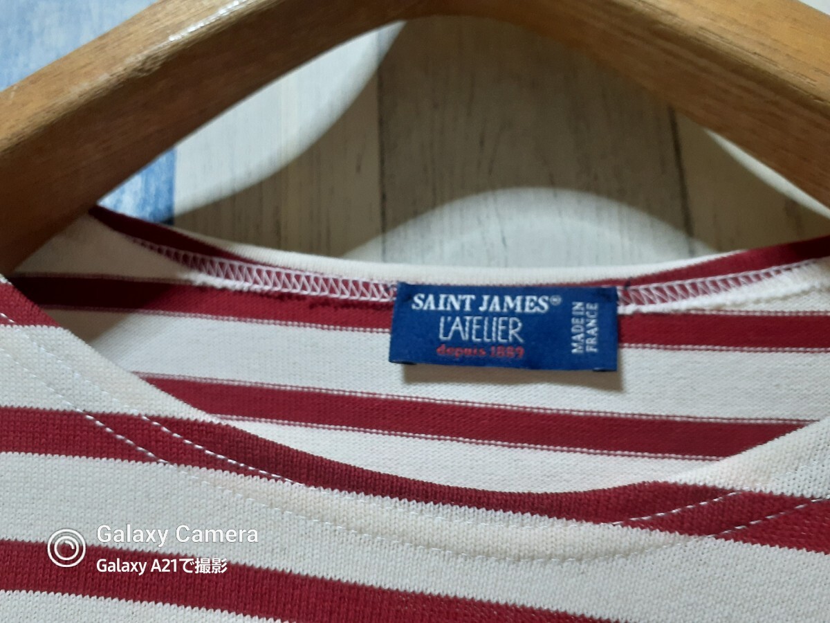 フランス製:セントジェームス SAINT JAMES L'ATELIERi:MEN'S-L: バスクシャツ 長袖の画像4