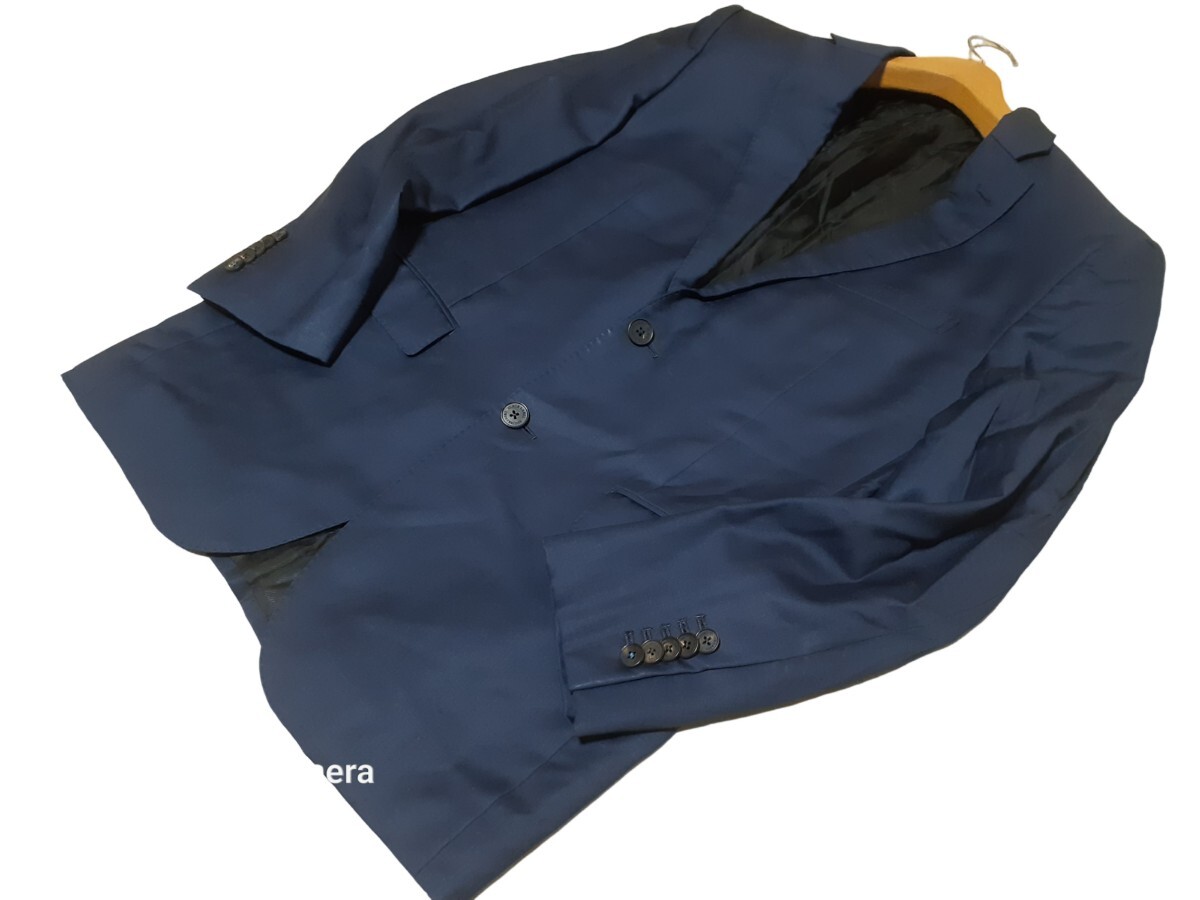 ブラックレーベルクレストブリッジ 三陽商会 日本製 羊毛3ピース スーツ 上下セットアップ 40L ネイビー BLACK LABEL CRESTBRIDGE の画像2