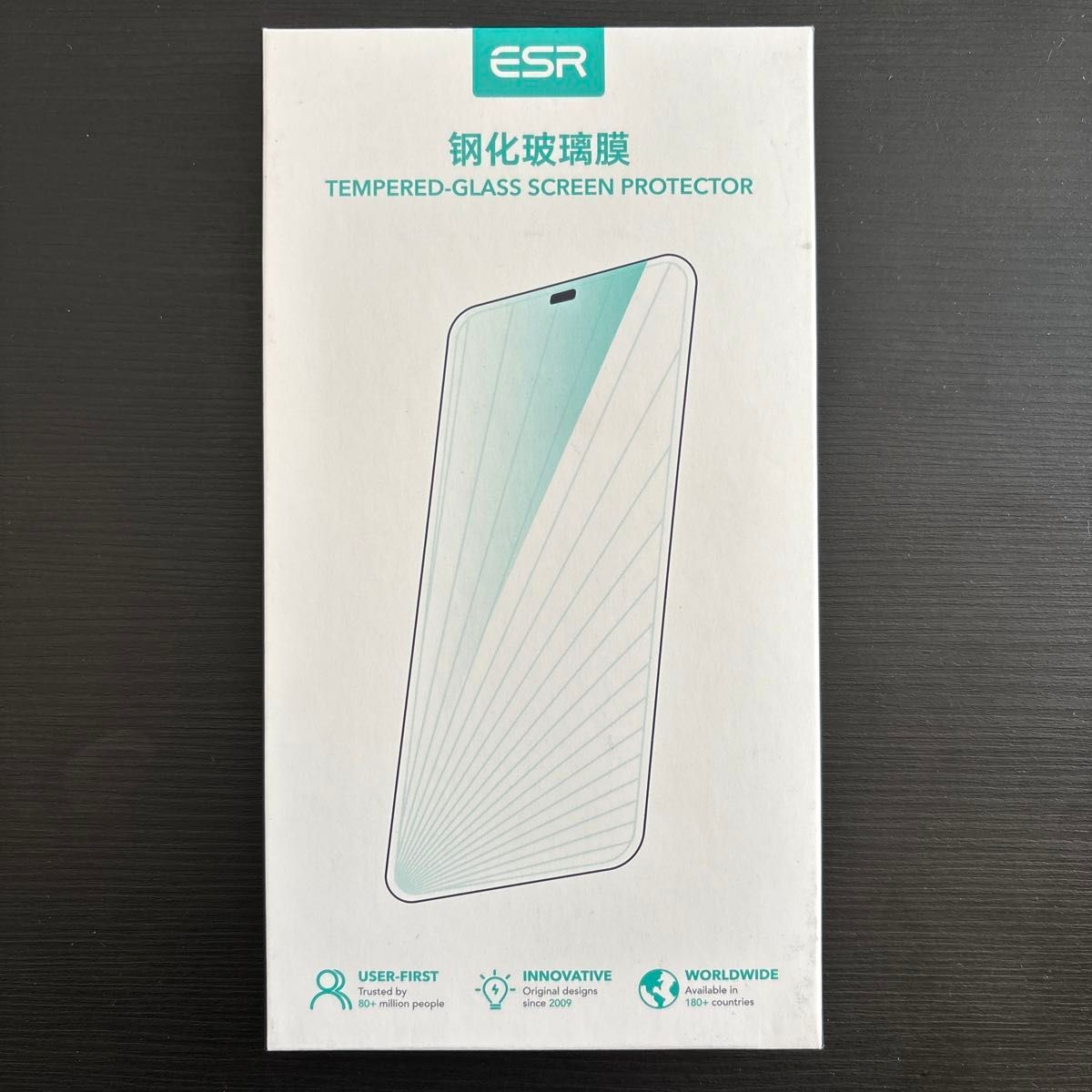 ESR iPhone 13 Pro ガラス フィルム 保護 指紋防止 フルスクリーン 全画面 2枚 取り付けキット 簡単