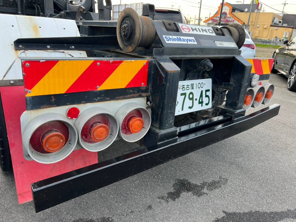  increased ton! Hino Ranger loading 5.6 ton!* armroll Twin Hoist bed attaching removal and re-installation equipment attaching container vehicle inspection "shaken" attaching Shinmeiwa loader dump 