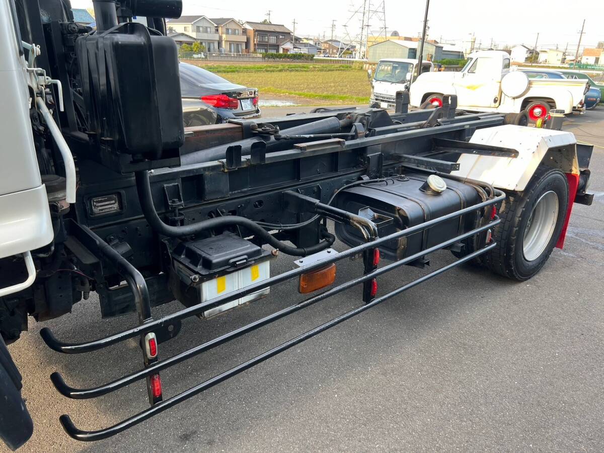  increased ton! Hino Ranger loading 5.6 ton!* armroll Twin Hoist bed attaching removal and re-installation equipment attaching container vehicle inspection "shaken" attaching Shinmeiwa loader dump 