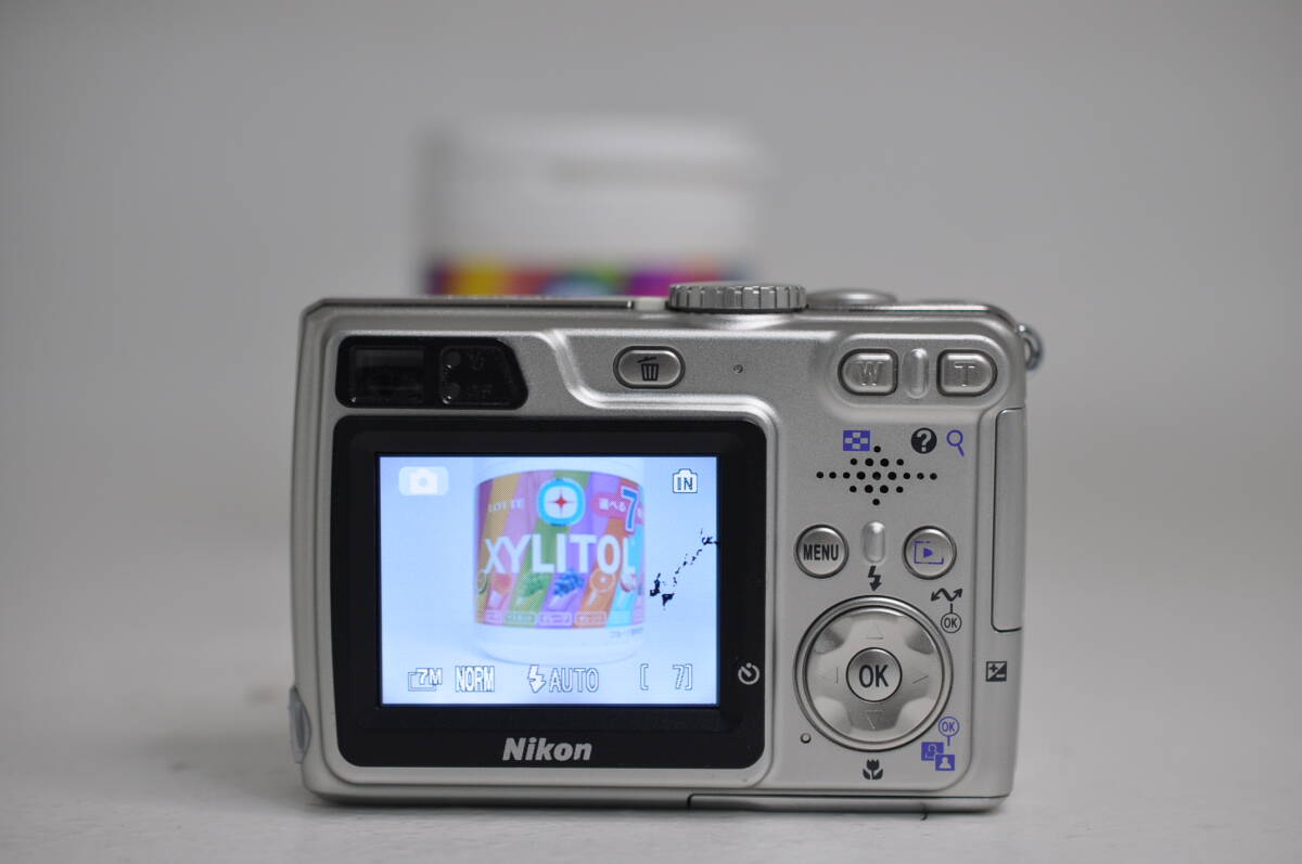 動作品 ニコン Nikon COOLPIX E7900 クールピクス コンパクトデジタルカメラ 箱 ケース付 管GG2629_画像8