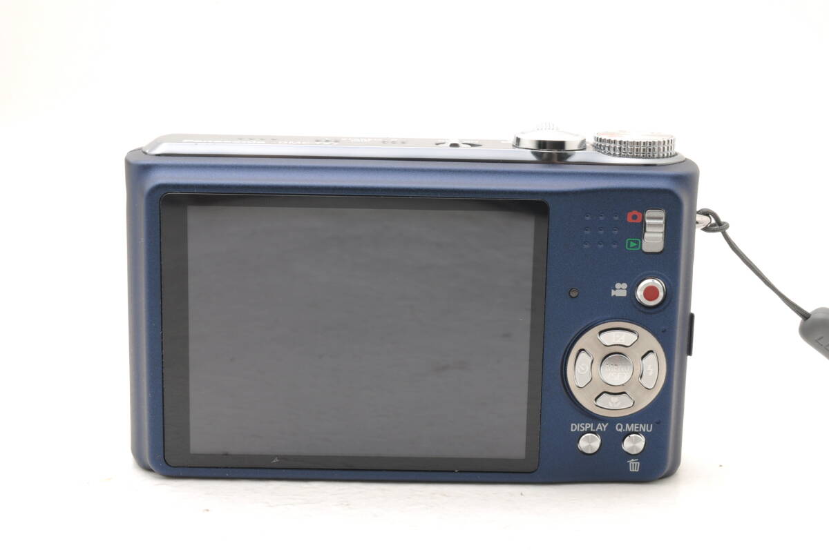 動作品 パナソニック Panasonic LUMIX DMC-TZ7 ルミックス 青 ブルー コンパクトデジタルカメラ 充電器付 管GG2607_画像7
