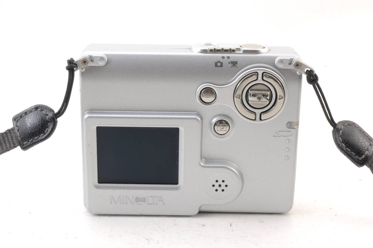 動作品 単三電池使用 ミノルタ MINOLTA DiMAGE X20 ディマージュ コンパクトデジタルカメラ 箱 取説付 管GG2733_画像7