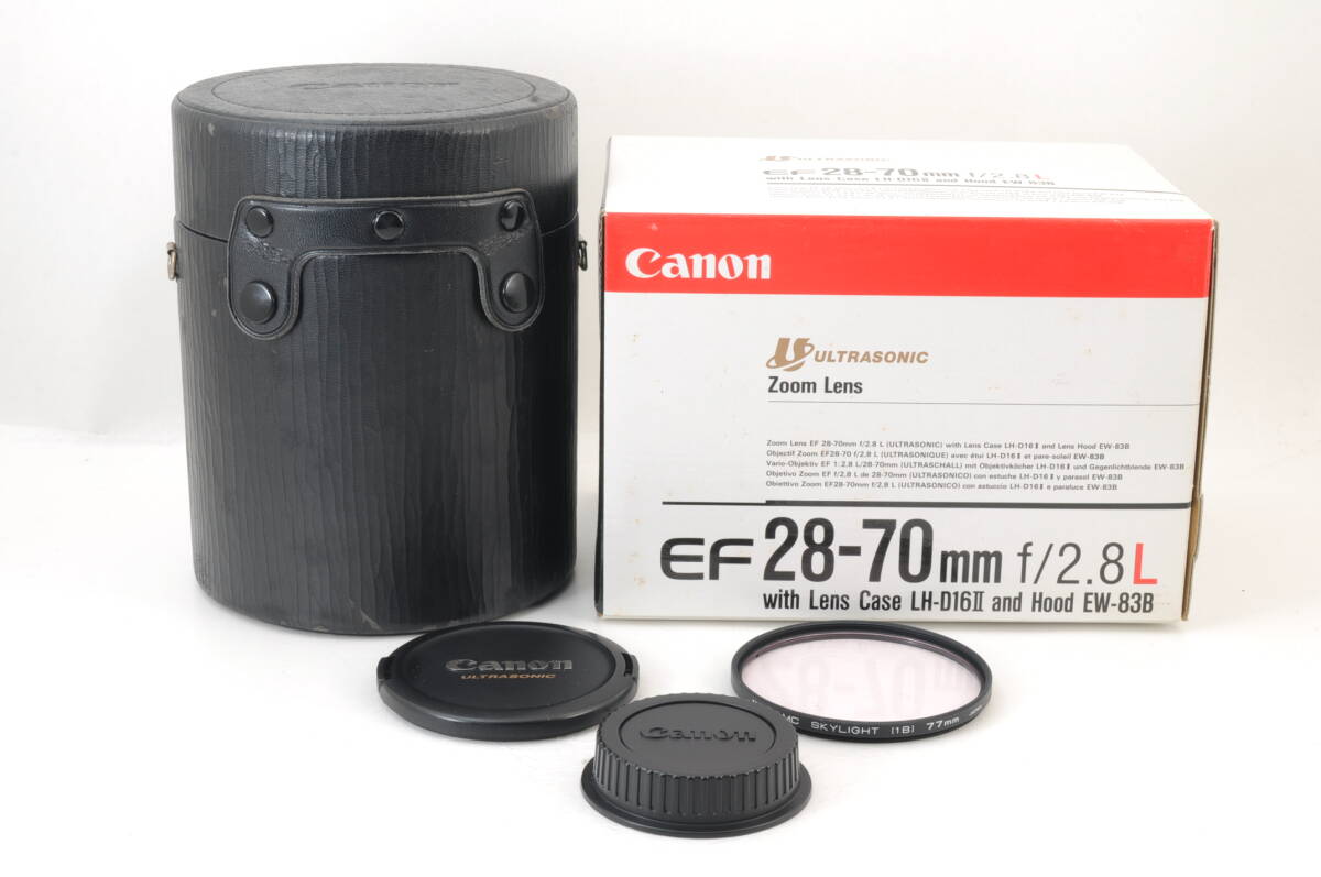 動作品 キャノン Canon ZOOM EF 28-70mm f2.8 L ウルトラソニック AF 一眼カメラレンズ 箱 ケース付 管80GG2924_画像10