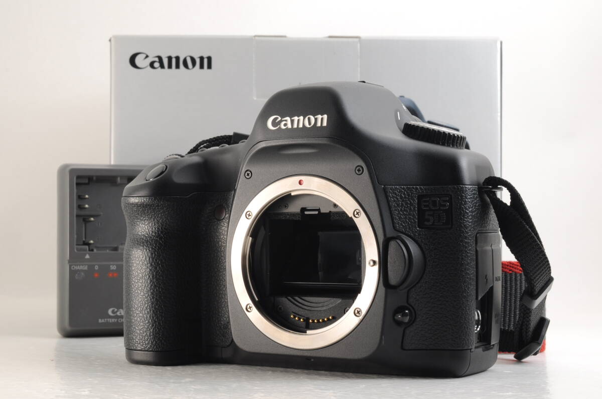 動作品 キャノン Canon EOS 5D イオス ボディ デジタル一眼カメラ 箱 充電器付 管80GG2915の画像1