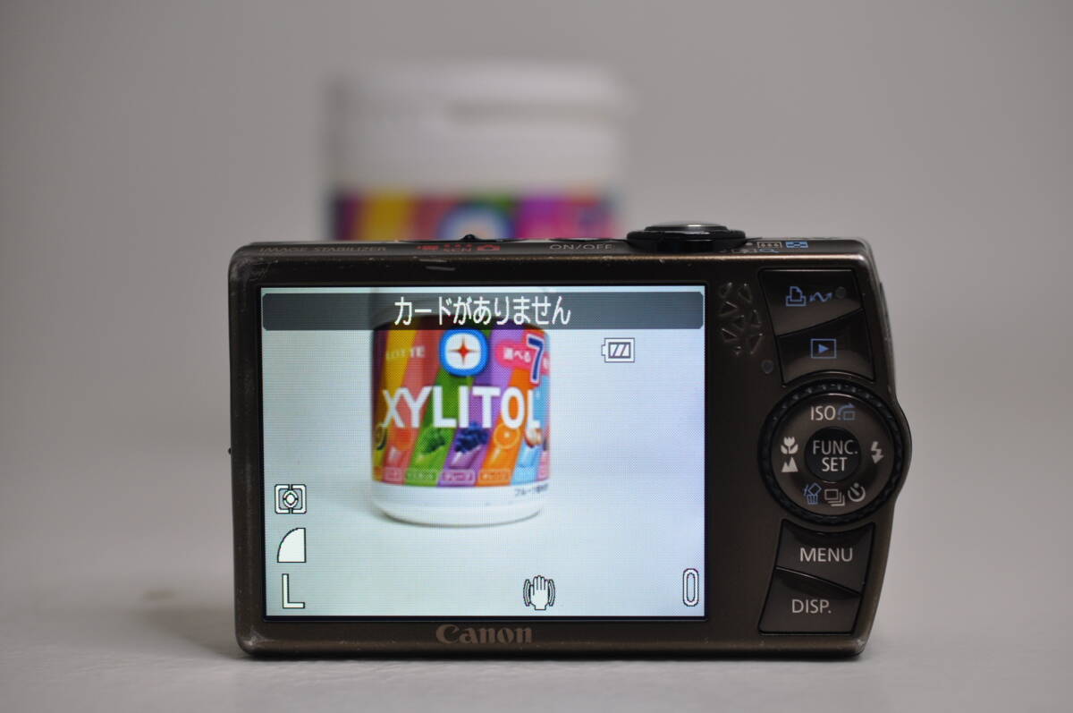 動作品 キャノン Canon IXY DIGITAL 920 IS ゴールド コンパクトデジタルカメラ 取説 充電器付 管GG2934_画像8