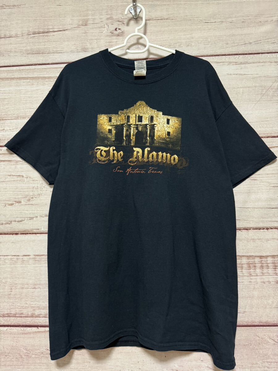 テキサス独立戦争　アラモの戦い　The Alamo 古着　Tシャツ　ギルダン_画像1