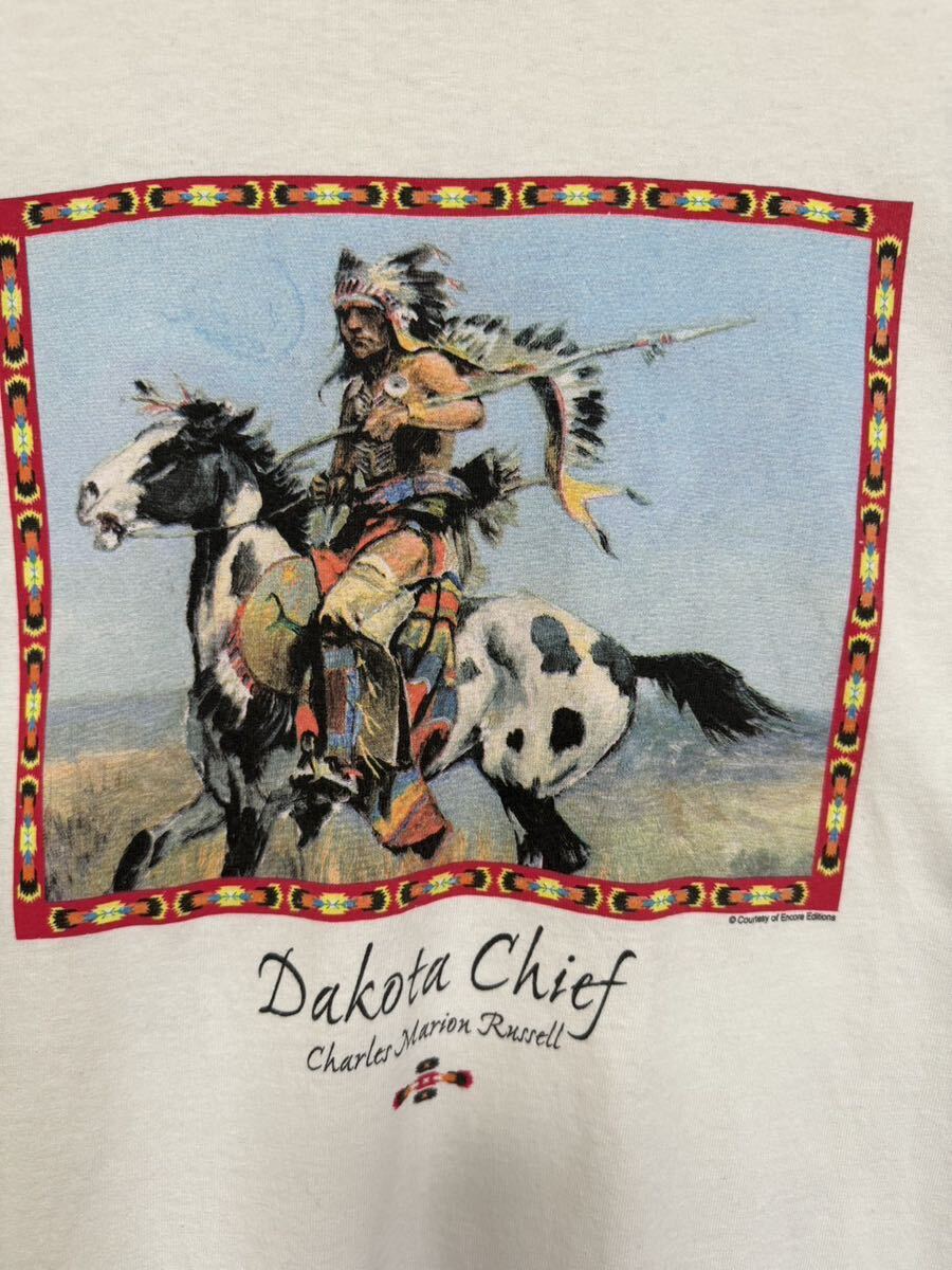 DakotaChief アート柄　デルタ　DELTA Tシャツ　インディアン_画像2